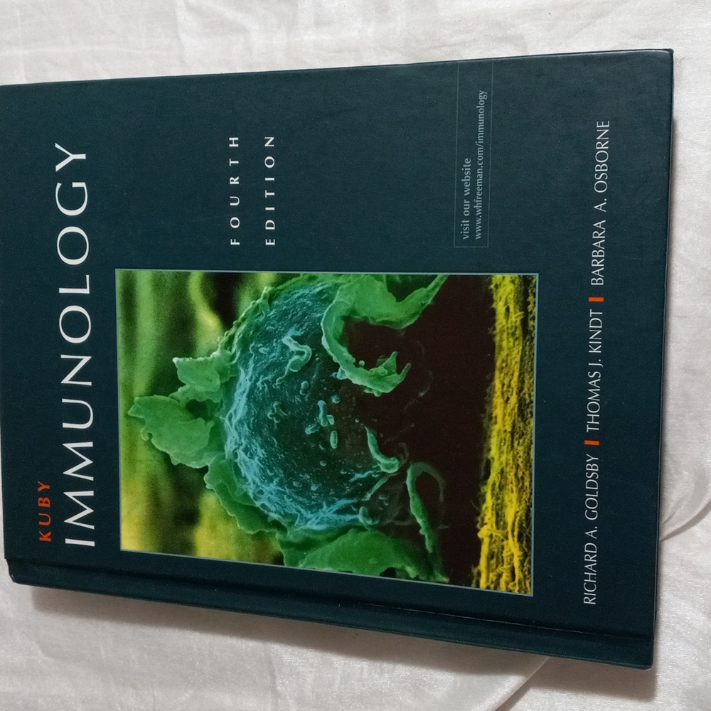 KUBY IMMUNOLOGY Hardback Book Fourth Edition